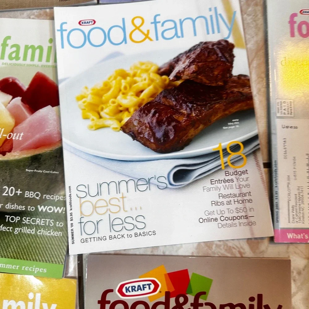 17 Vintage Kraft Food & Family Magazine Lot Holiday Recipes Desserts 2002-2009
